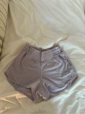 lululemon athletica High-Waist Lavender Workout Shorts
